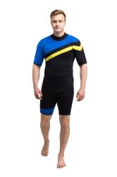 Гидрокостюм Шорти Лайн мужской 3мм нейлон/нейлон черно-синий Гидрокостюм Шорти Лайн мужской 3мм нейлон/нейлон черно-синий